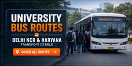 University Bus Routes Delhi NCR and Haryana Transport Details
